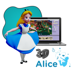 Alice 3d - КИБЕРшкола программирования для детей, компьютерные курсы для школьников, начинающих и подростков - KIBERone г. Вологда