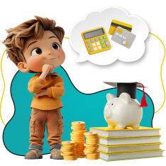 Финансовый интеллект вместе KIBERone - КИБЕРшкола программирования для детей, компьютерные курсы для школьников, начинающих и подростков - KIBERone г. Вологда