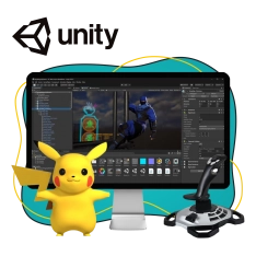 Мир игр на Unity 2D на популярном движке + AI-помощники - КИБЕРшкола программирования для детей, компьютерные курсы для школьников, начинающих и подростков - KIBERone г. Вологда