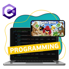 Программирование на C#. Удивительный мир 2D-игр - КИБЕРшкола программирования для детей, компьютерные курсы для школьников, начинающих и подростков - KIBERone г. Вологда